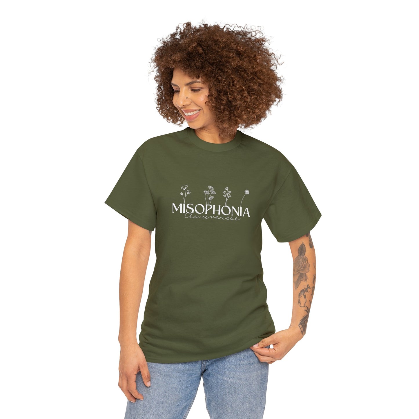 Misophonia - Unisex Cotton Tee (Front Design)