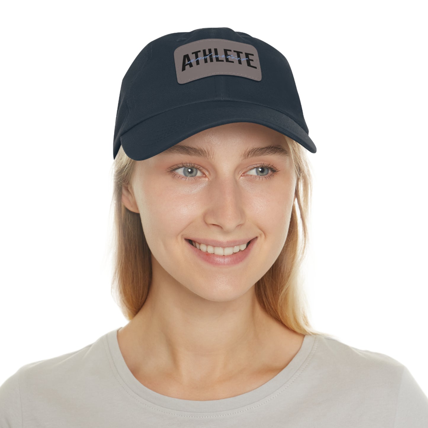 ATHLETE and ARTIST - Hat with Leather Patch (Rectangle)