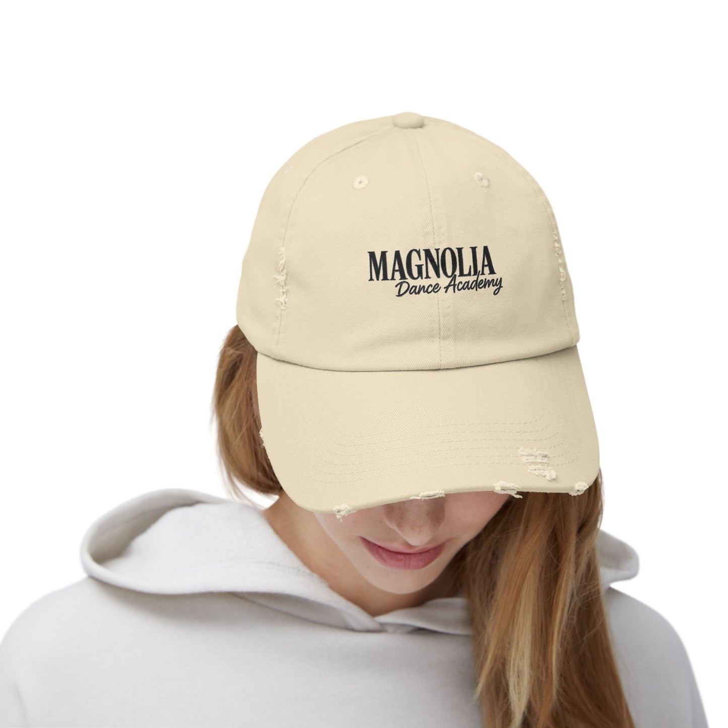 MDA Fall 2025: Unisex Distressed Baseball Hat (Embroidered)