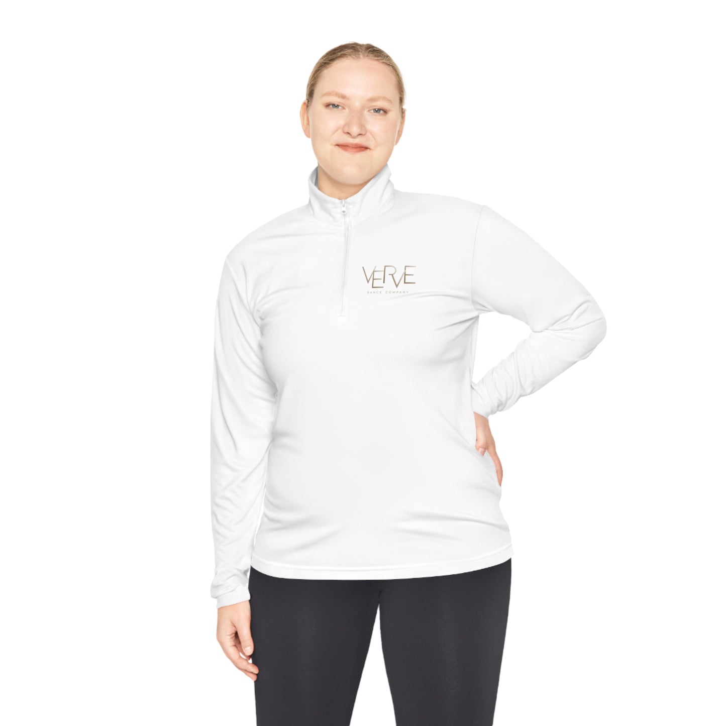 VERVE - Unisex Quarter-Zip Pullover (Front Logo)