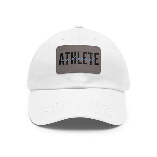 ATHLETE and ARTIST - Hat with Leather Patch (Rectangle)