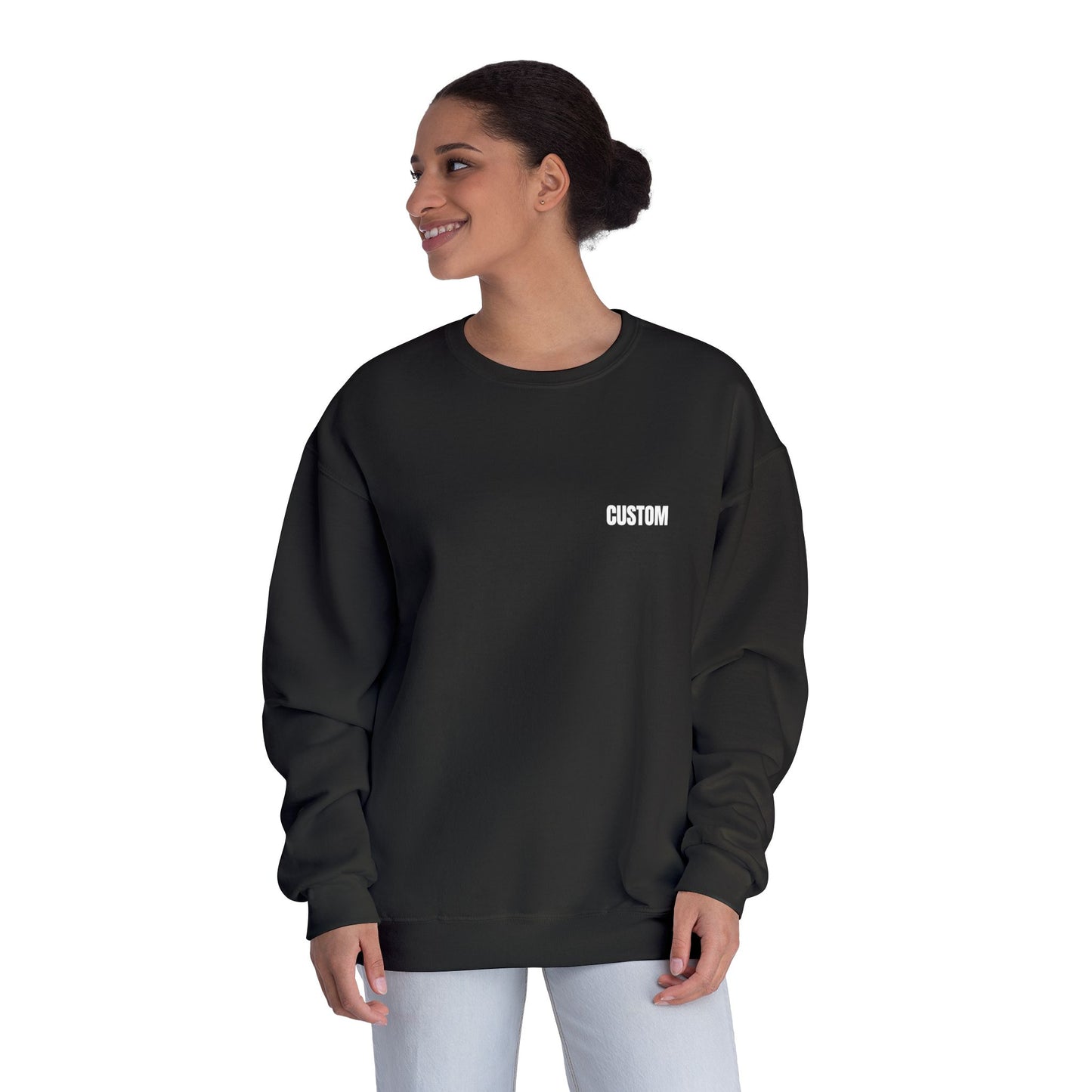 The Space - CUSTOM Unisex Crewneck (Front Name, Back Studio) Read Description Below