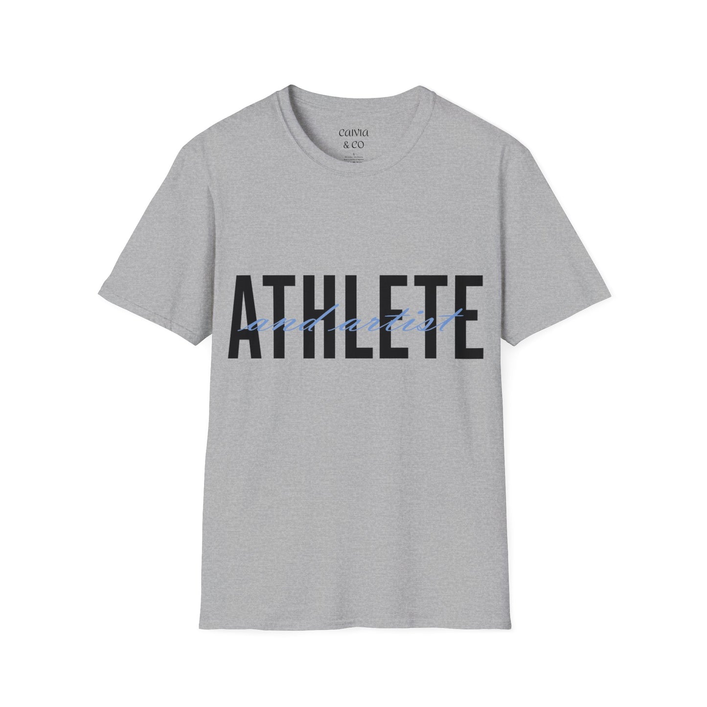 ATHLETE and ARTSIT - Unisex Softstyle T-Shirt - (Front Design)
