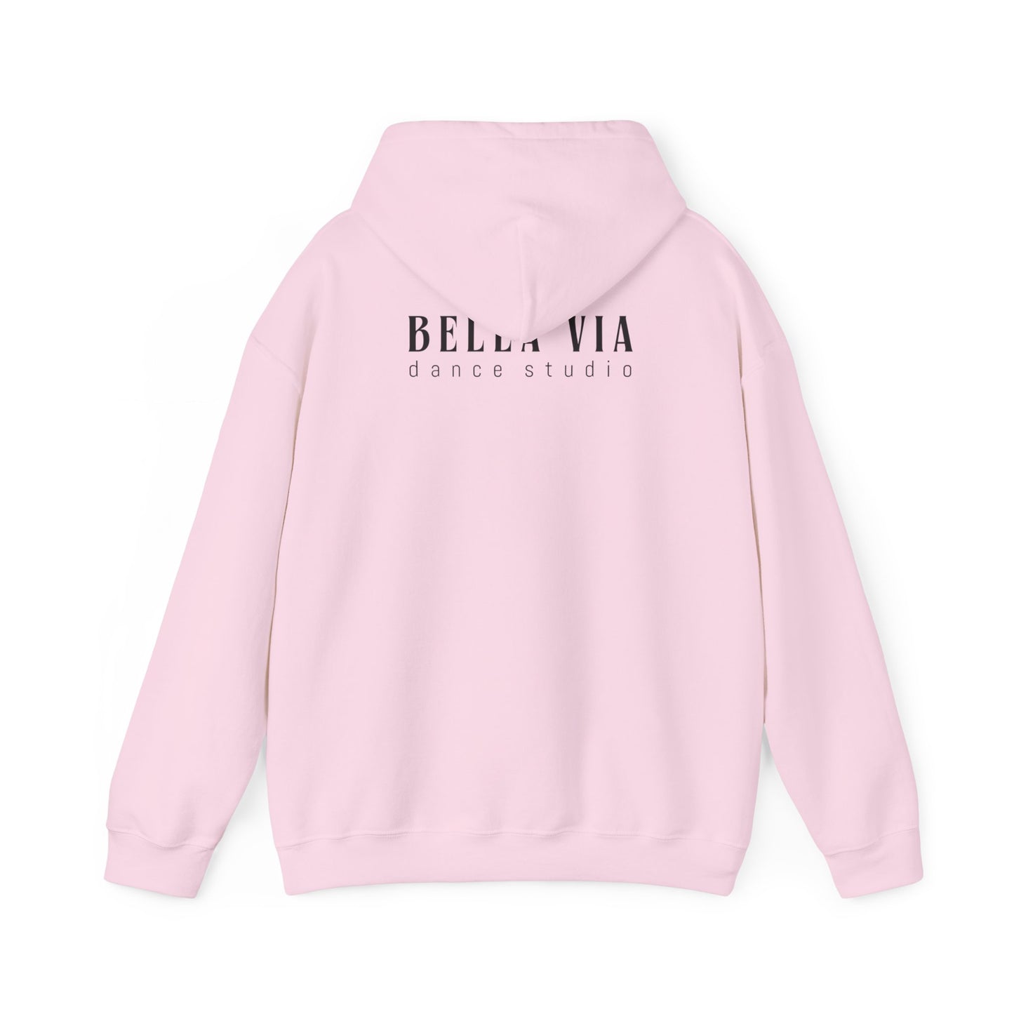 BellaVia - Unisex Hooded Sweatshirt (Front Design, Back Design)