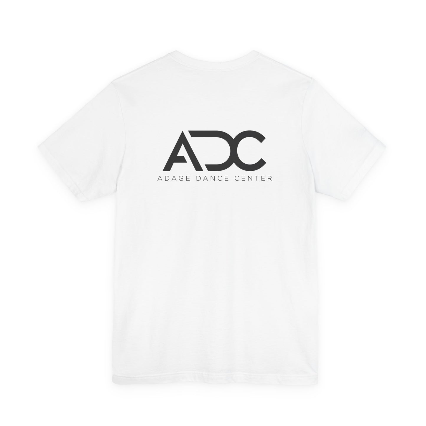 Adage Dance Center: Bella+Canvas Unisex Tee (Front Logo, Back Logo)