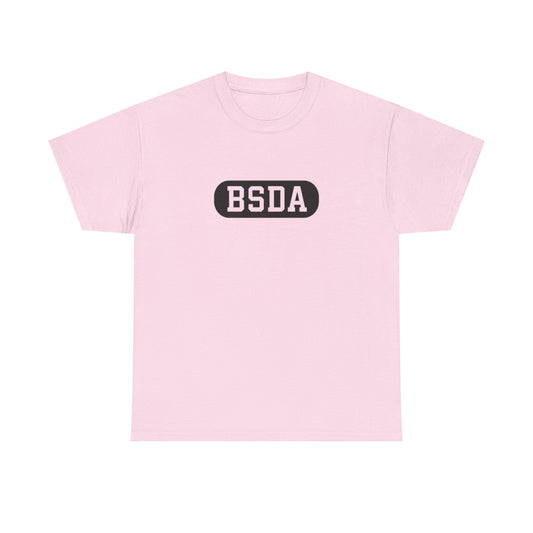 BSDA - Unisex Heavy Cotton Tee (Front BSDA, Back Saying)