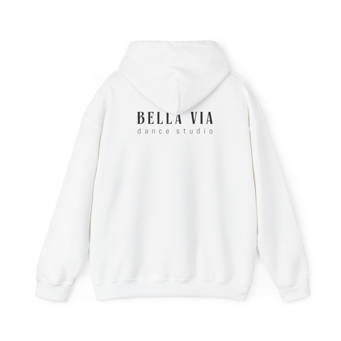 BellaVia - Unisex Hooded Sweatshirt - (Front Design, Back Design)