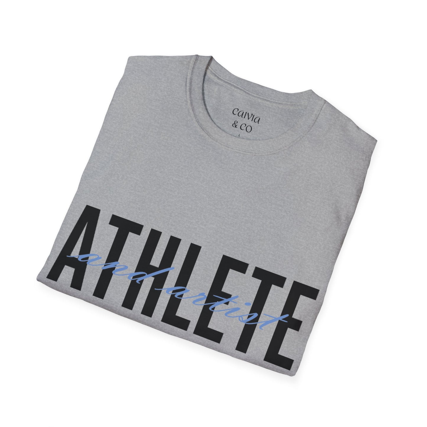 ATHLETE and ARTSIT - Unisex Softstyle T-Shirt - (Front Design)