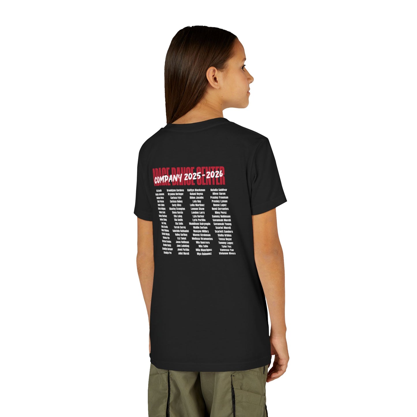 Adage Dance Center - Company 2025–2026 Team - Youth Bella + Canvas Tee