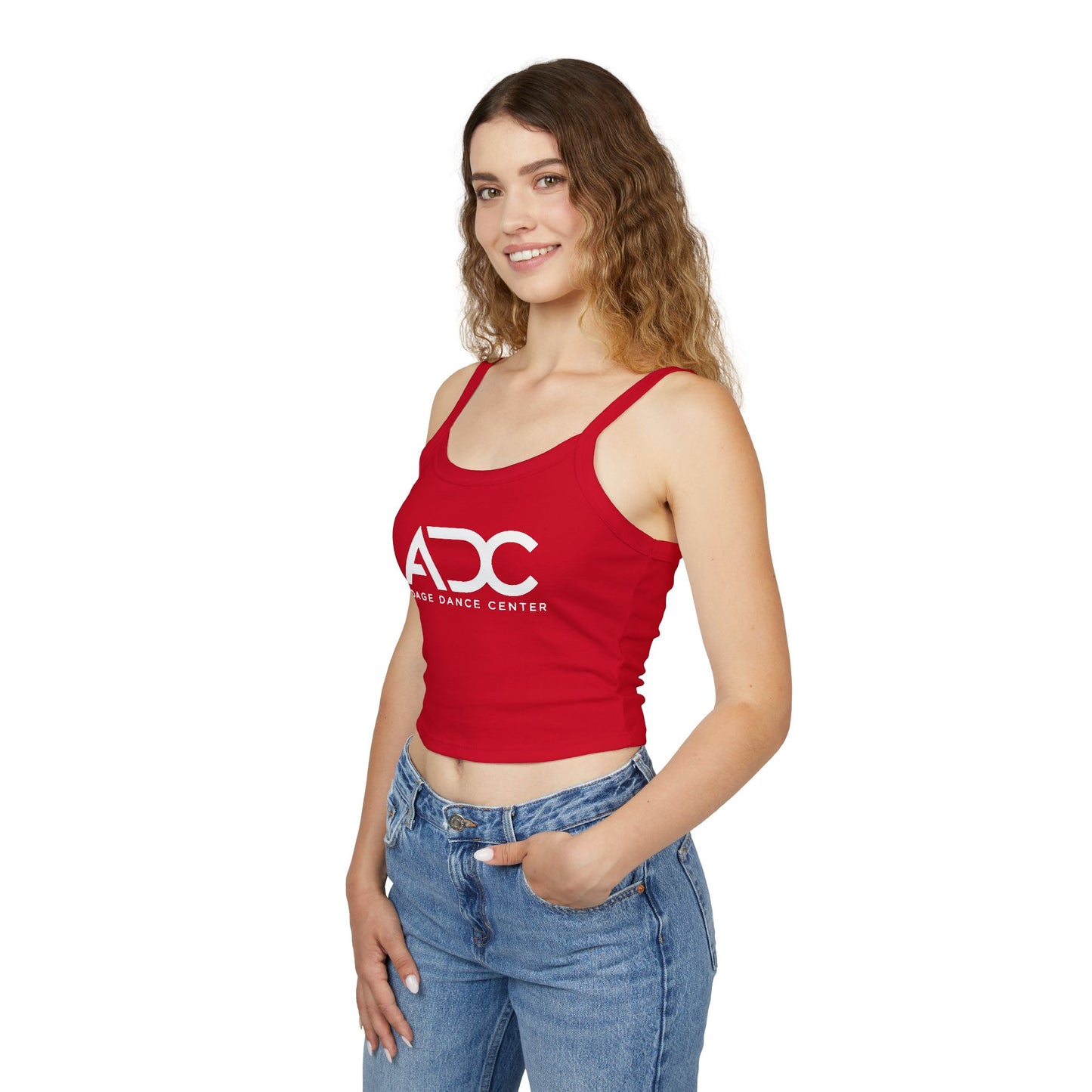 Adage Dance Center: Bella+Canvas Women's Spaghetti Tank (Front Logo)