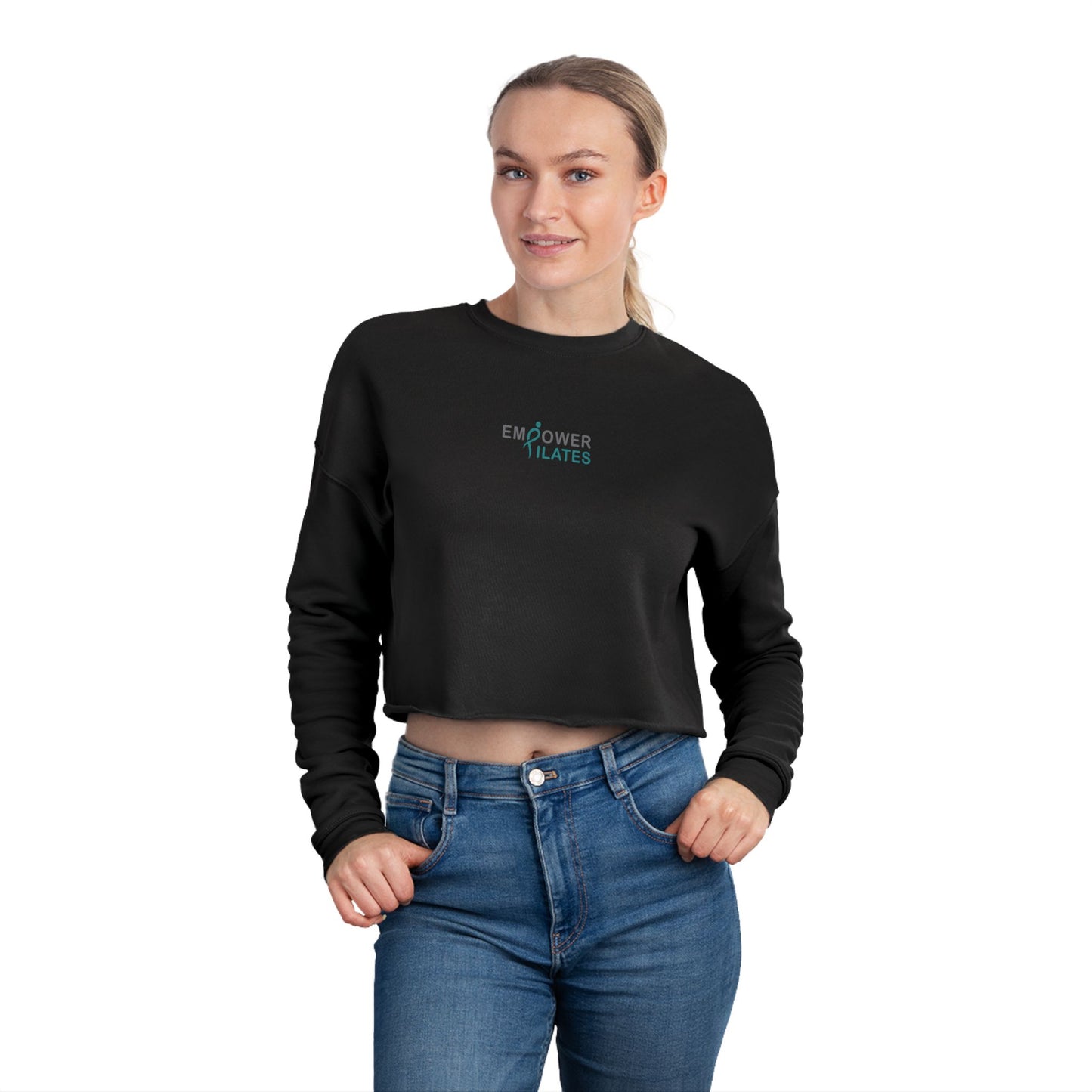 Empower Pilates - Women's Cropped Crewneck