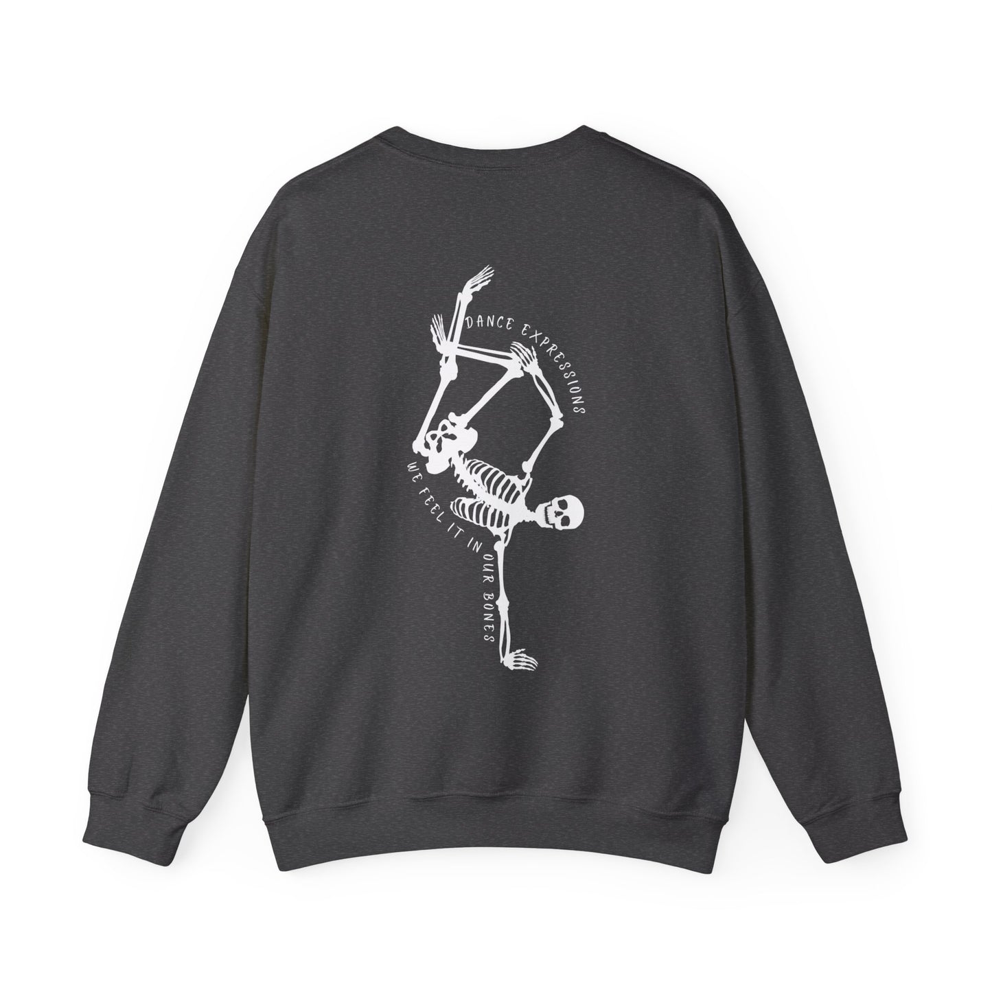 DE - Unisex Crewneck Sweatshirt - Front Logo, Back Design