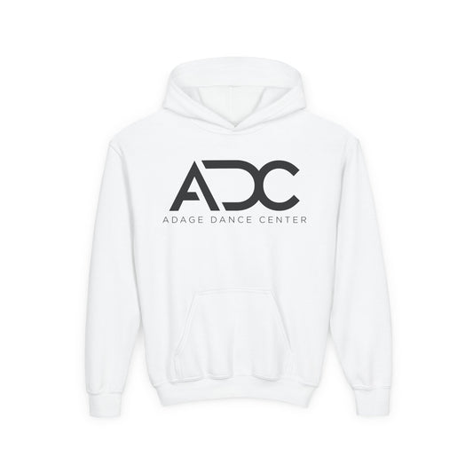 Adage Dance Center: Gildan Youth Hooded Sweatshirt (Front Logo, Back Name)
