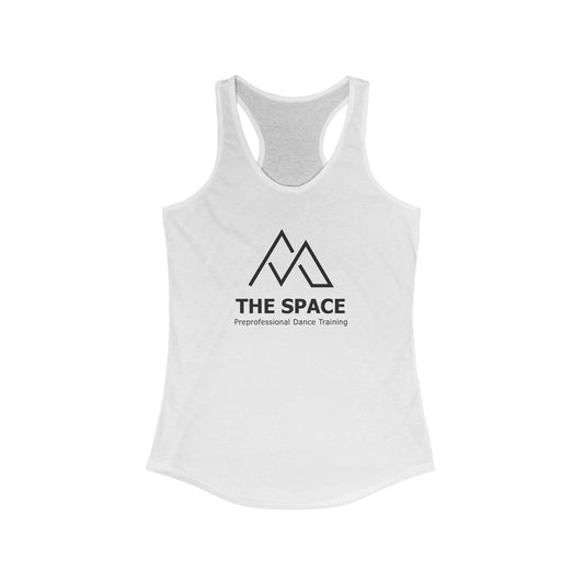 The Space - Women's Ideal Racerback Tank (RUNS SMALL) (Front Logo)