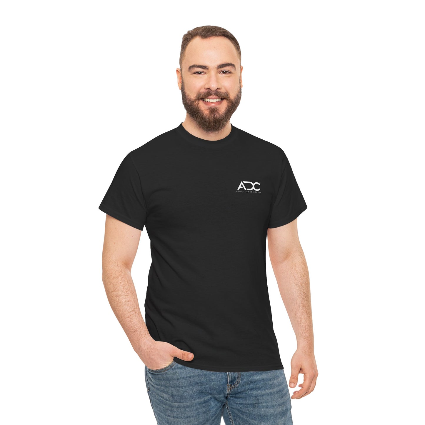 Adage Dance Center: Gildan Unisex T-Shirt (Front Logo, Back Logo)