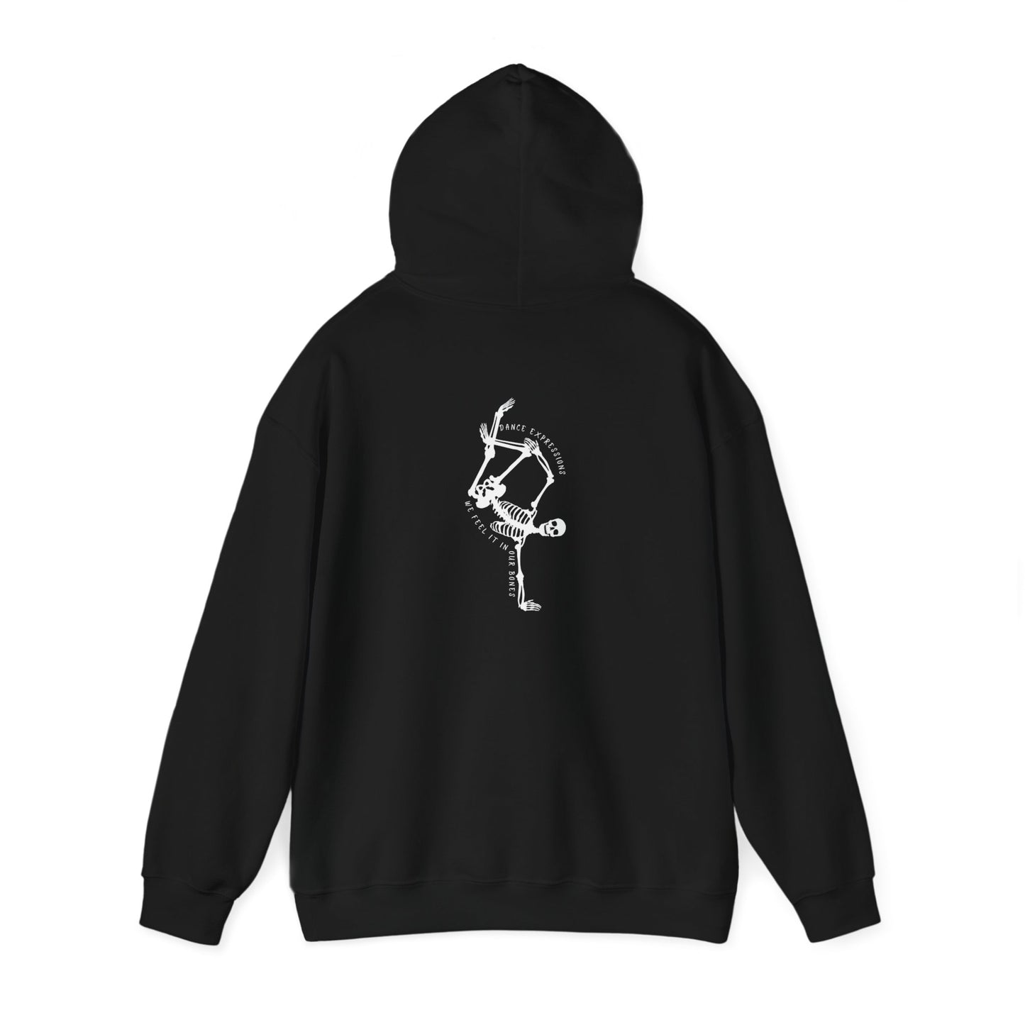 DE - Unisex Hooded Sweatshirt - Front Logo, Back Design