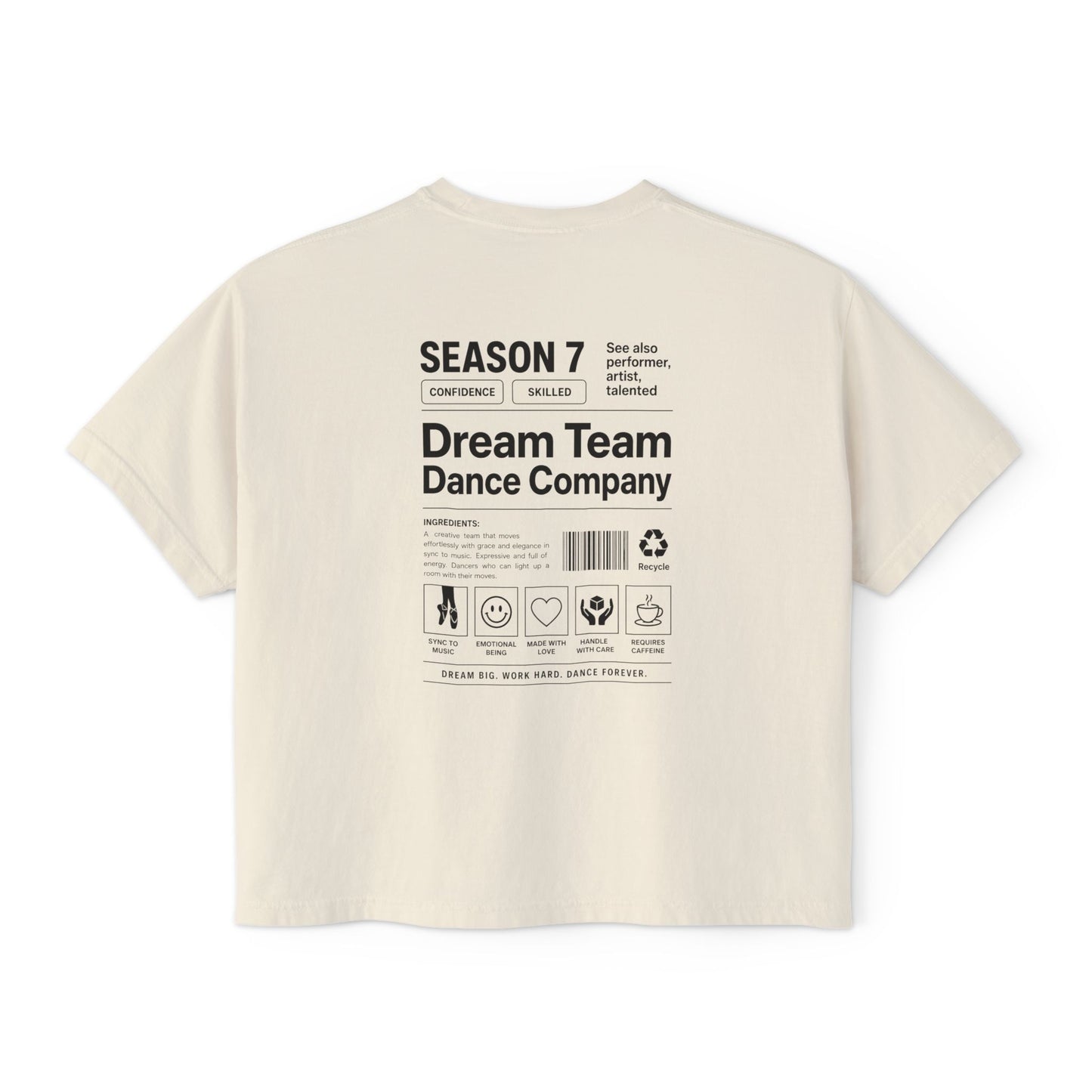 DTDC - Womens Boxy Tee (Multiple Colors)