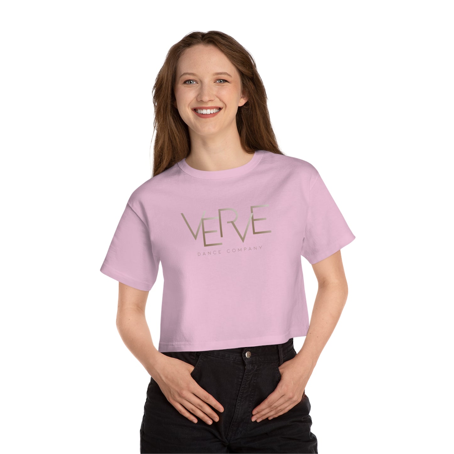 VERVE - Champion Cropped T-Shirt (Front Logo)