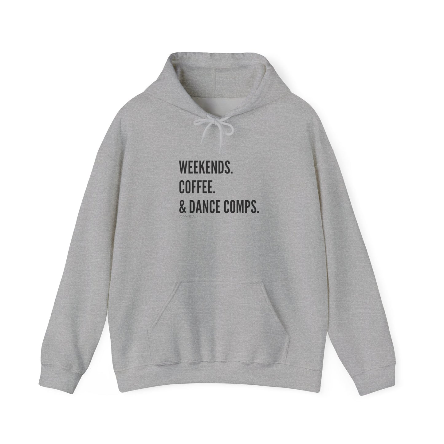 DANCE COMPS - Unisex Hooded Sweatshirt - Front Design