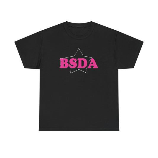 BSDA - Unisex Heavy Cotton Tee (Front Logo, Back Saying)