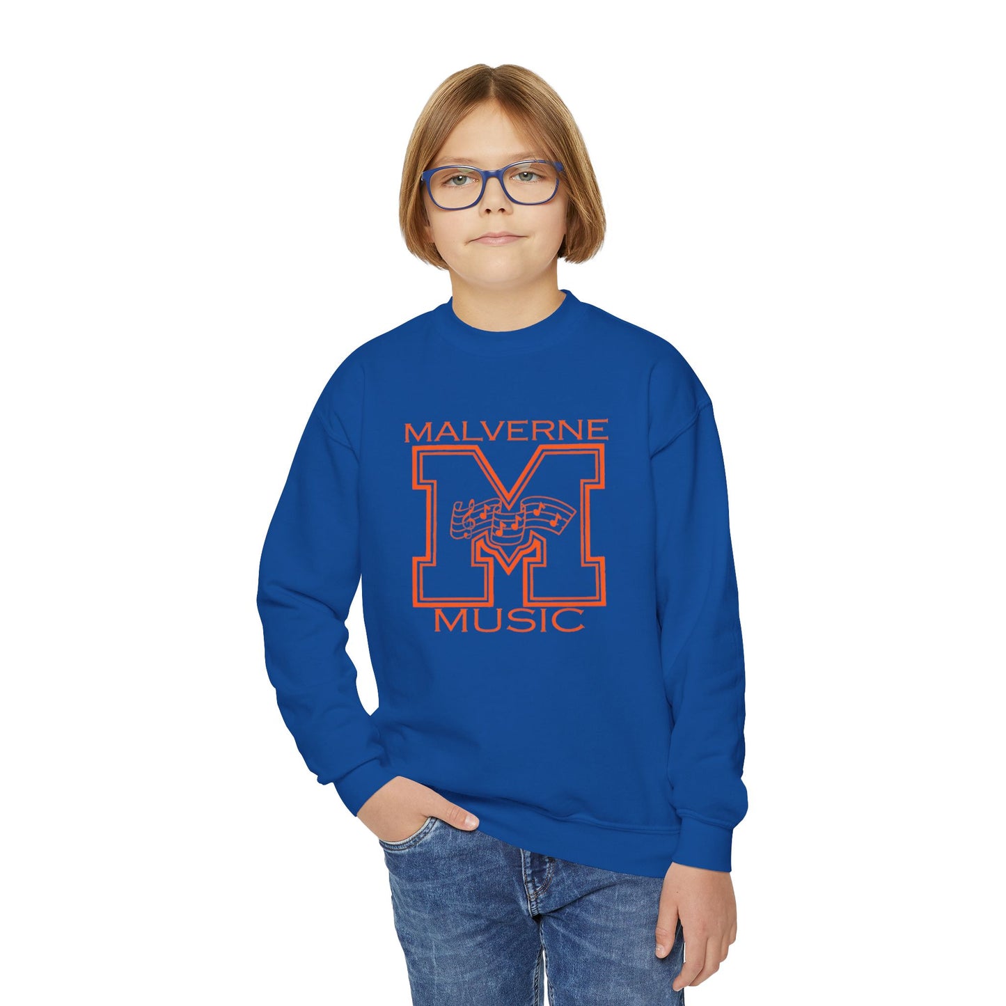 Malverne Music - Youth Crewneck
