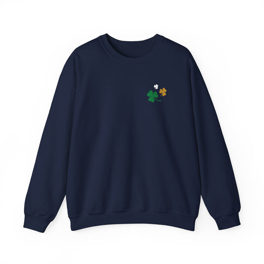 IRISH - Unisex Crewneck Sweatshirt (Front Logo, Back Design)