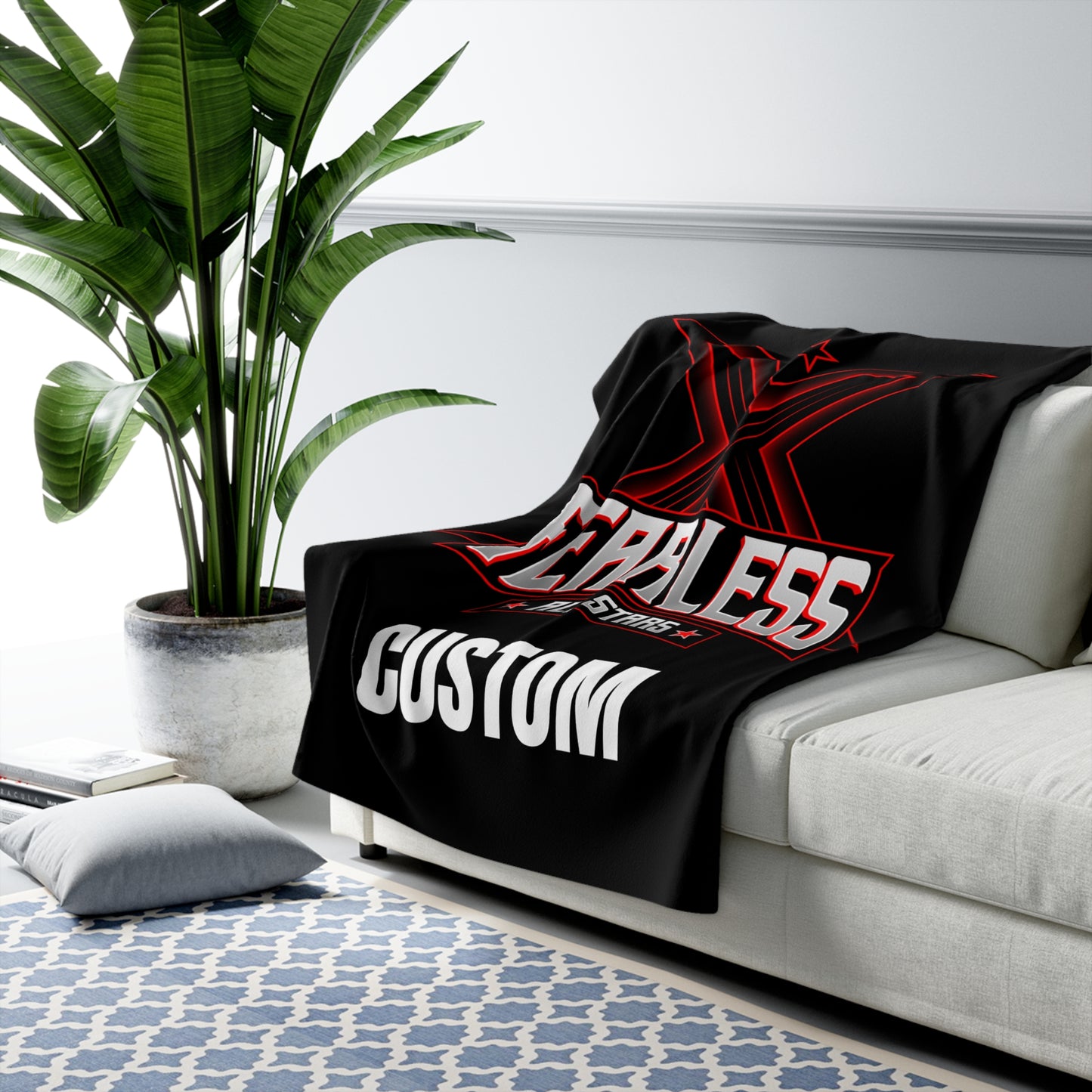 Fearless - Sherpa Fleece Blanket - CUSTOM (Read Description)