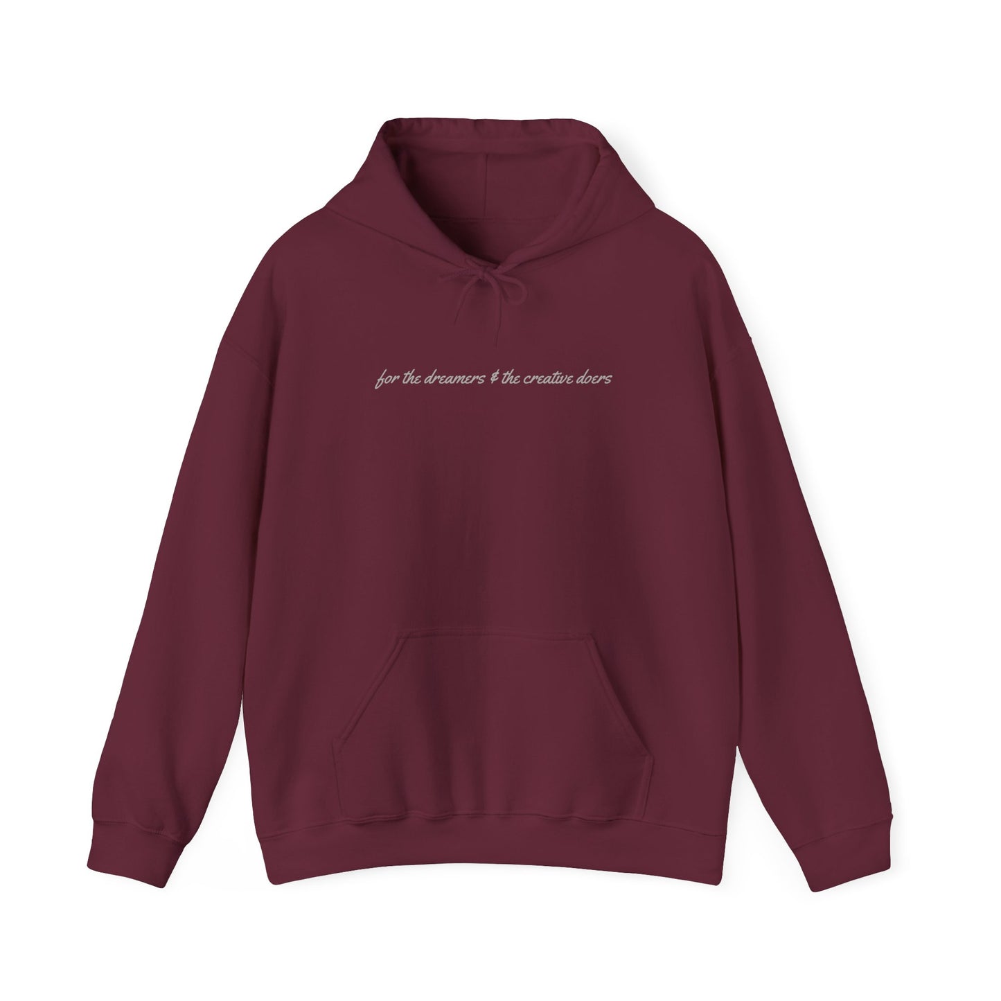 BTM - Unisex Hooded Sweatshirt - (Front Quote, Back Logo)