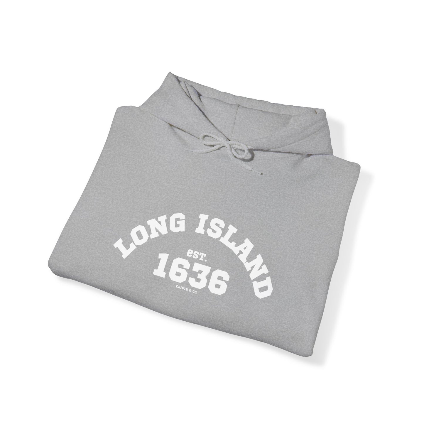 LONG ISLAND, NY - Unisex Hooded Sweatshirt - (Front Design)