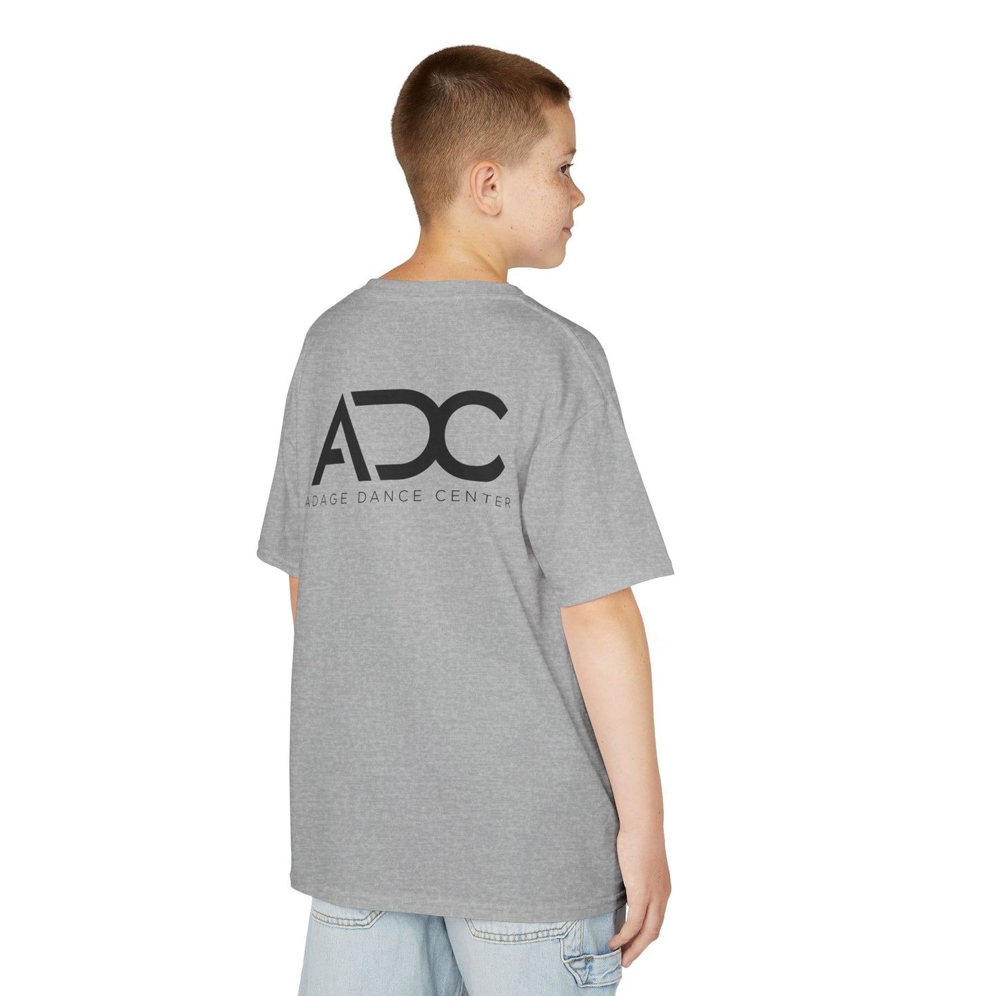 Adage Dance Center: Gildan Youth T-Shirt (Front Logo, Back Logo)