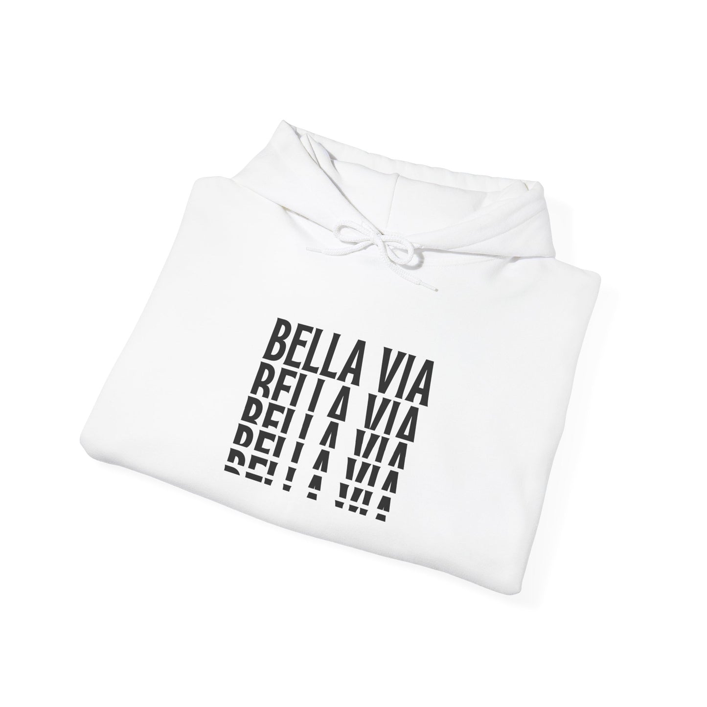 BellaVia - Unisex Hooded Sweatshirt (Front Descending Design)