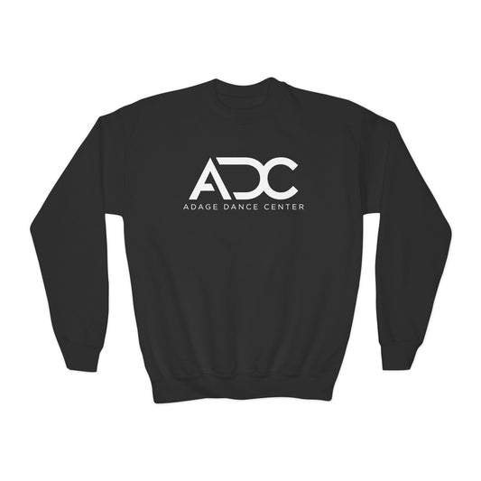 Adage Dance Center: Gildan Youth Crewneck Sweatshirt (Front Logo, Back Name)