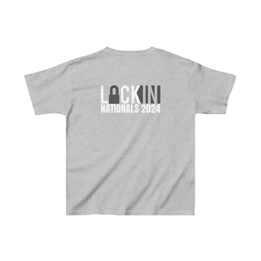 Mixx Nationals Youth Cotton Tee - (Front OG Logo, Back LOCK IN)