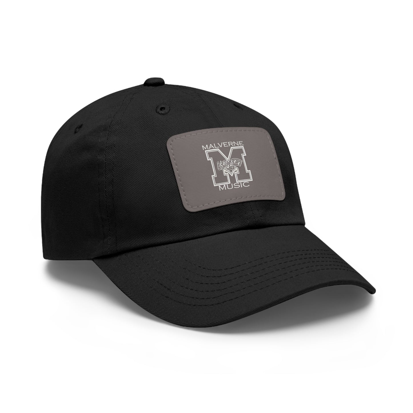 Malverne Music - Leather Patch Baseball Hat