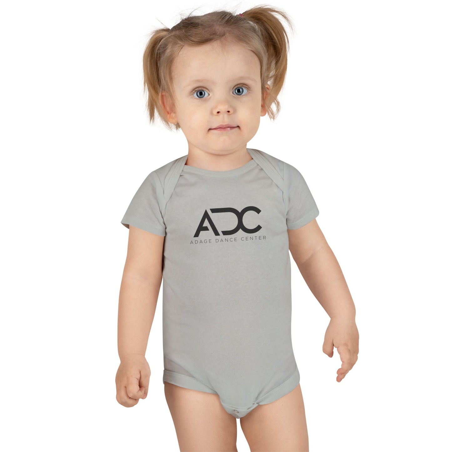 Adage Dance Center: Baby Onesie for Newborns (Front Logo)