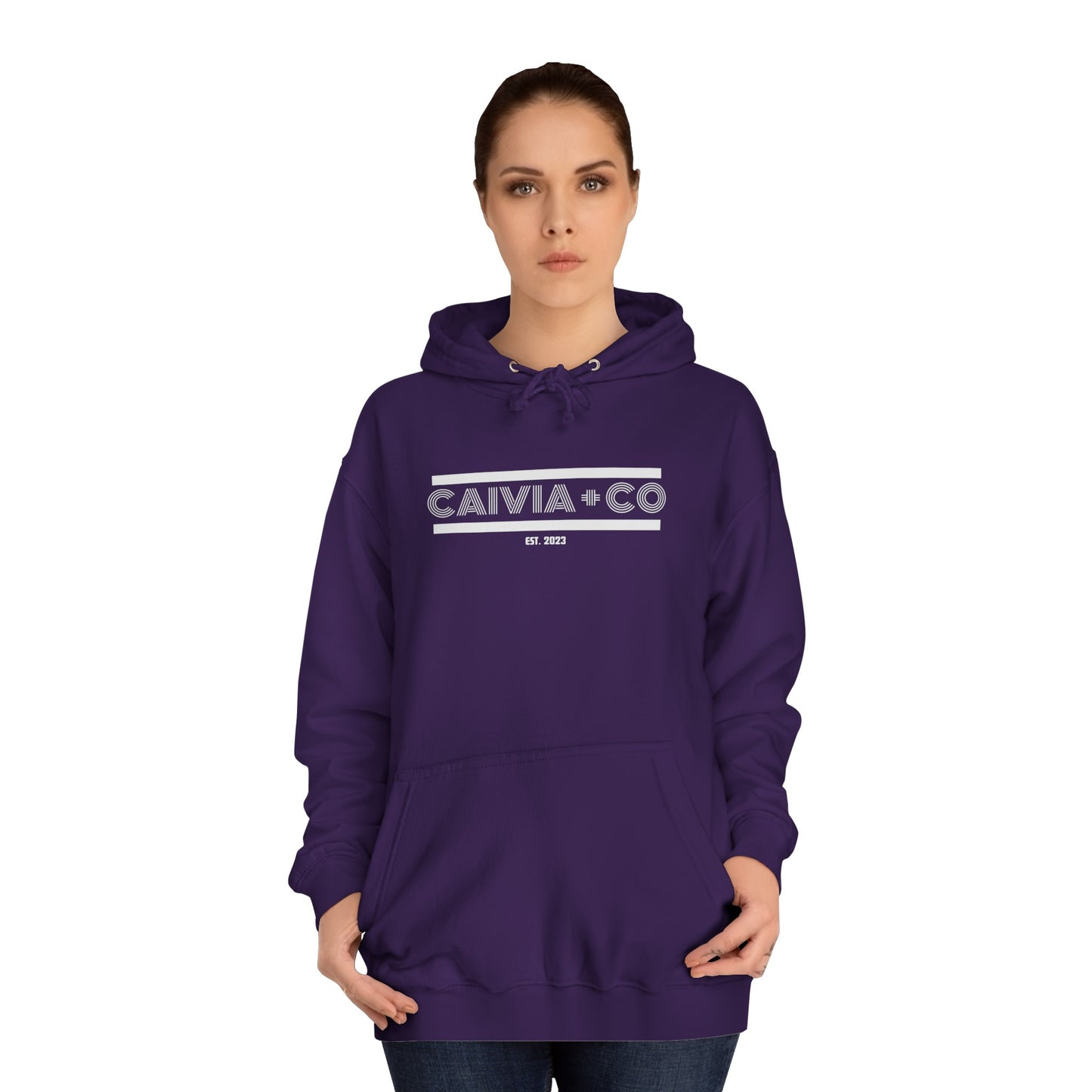 CAIVIA & Co. - Unisex Hoodie (Front Logo, Back Design)