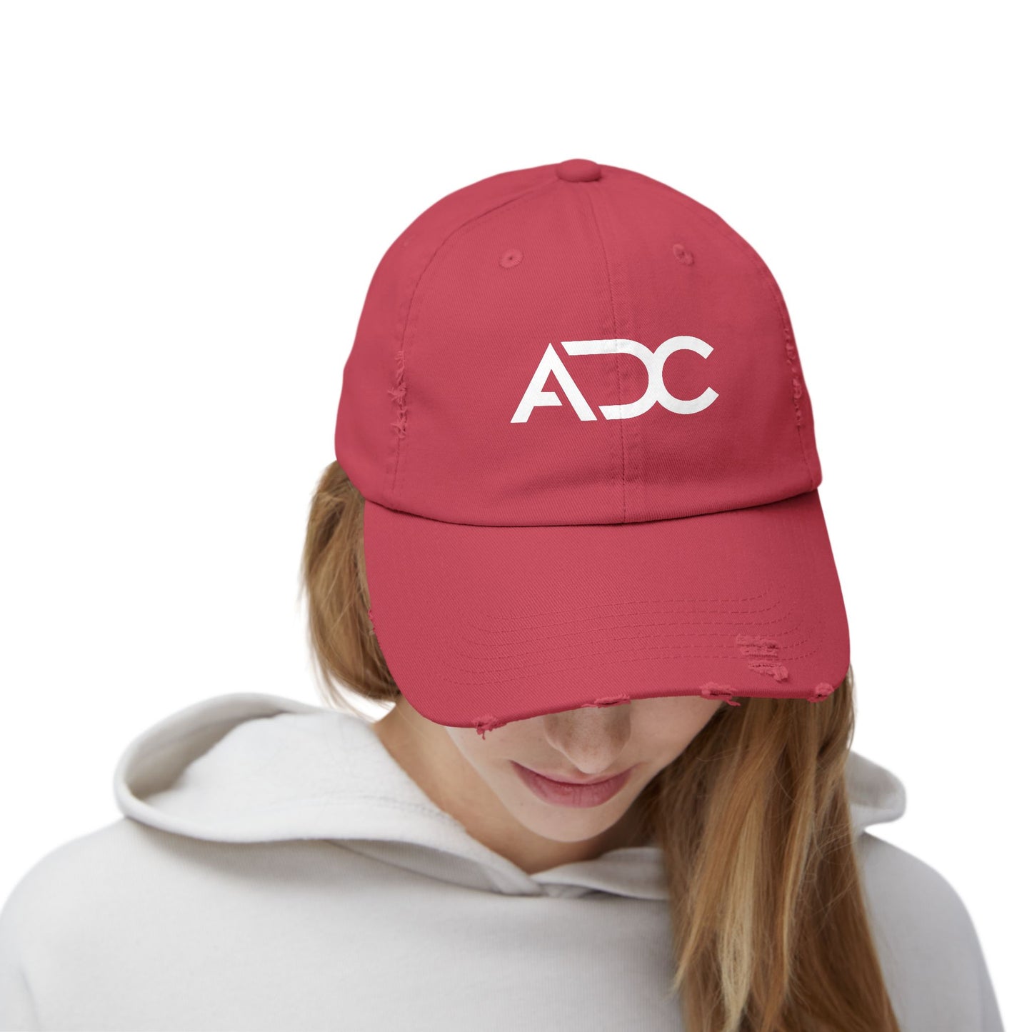 Adage Dance Center: Unisex Distressed Cap (Front Logo)