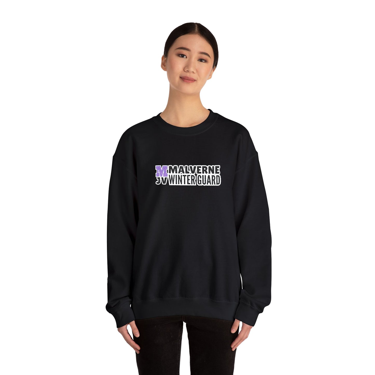 JV Malverne Winter Guard - Crewneck Sweatshirt (Embroidered)