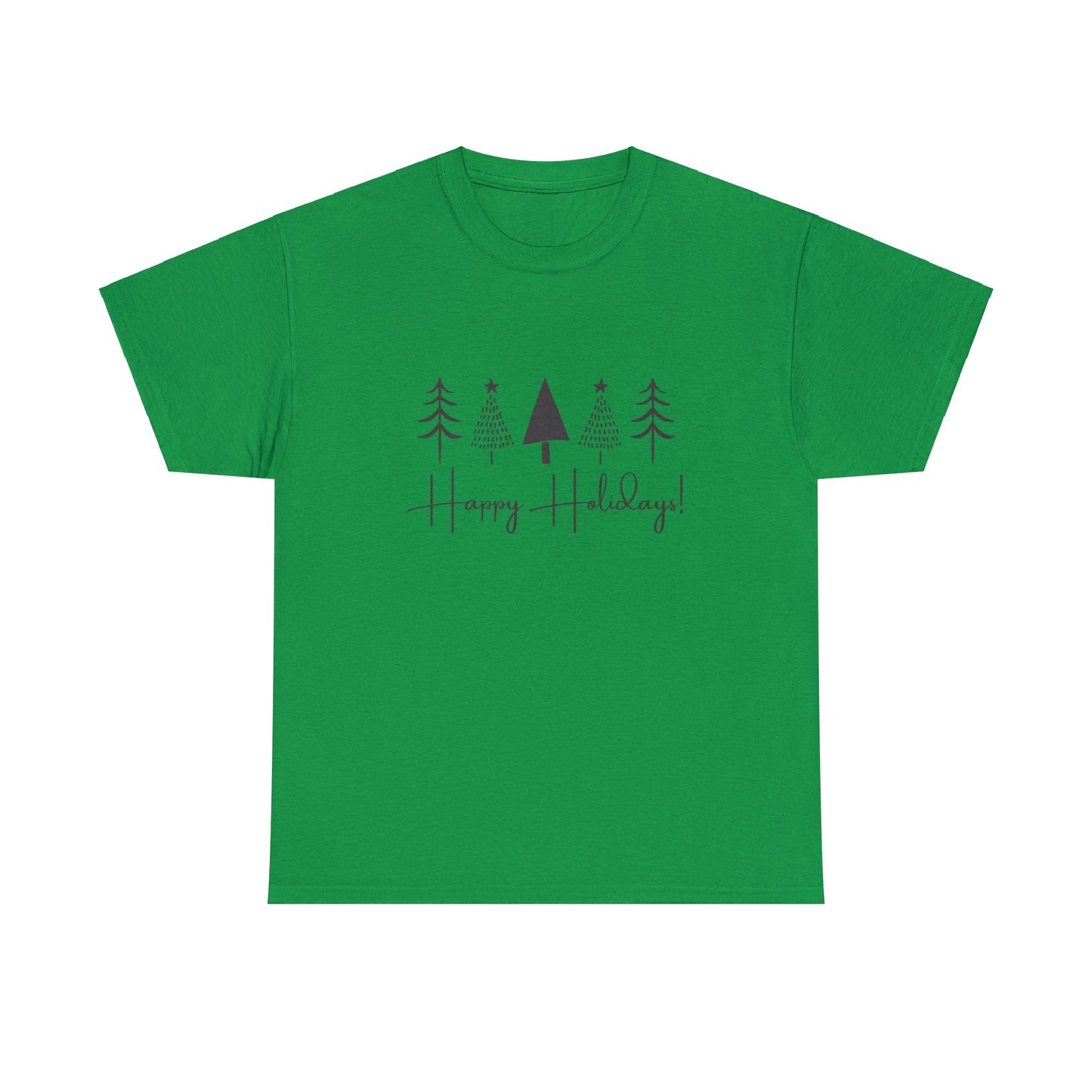 HAPPY HOLIDAYS - Unisex Cotton Tee - (Front Design)