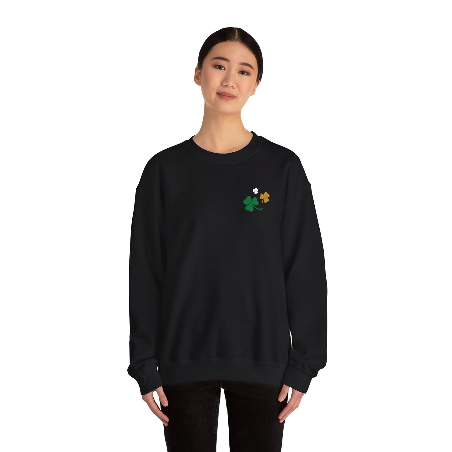 IRISH - Unisex Crewneck Sweatshirt (Front Logo, Back Design)