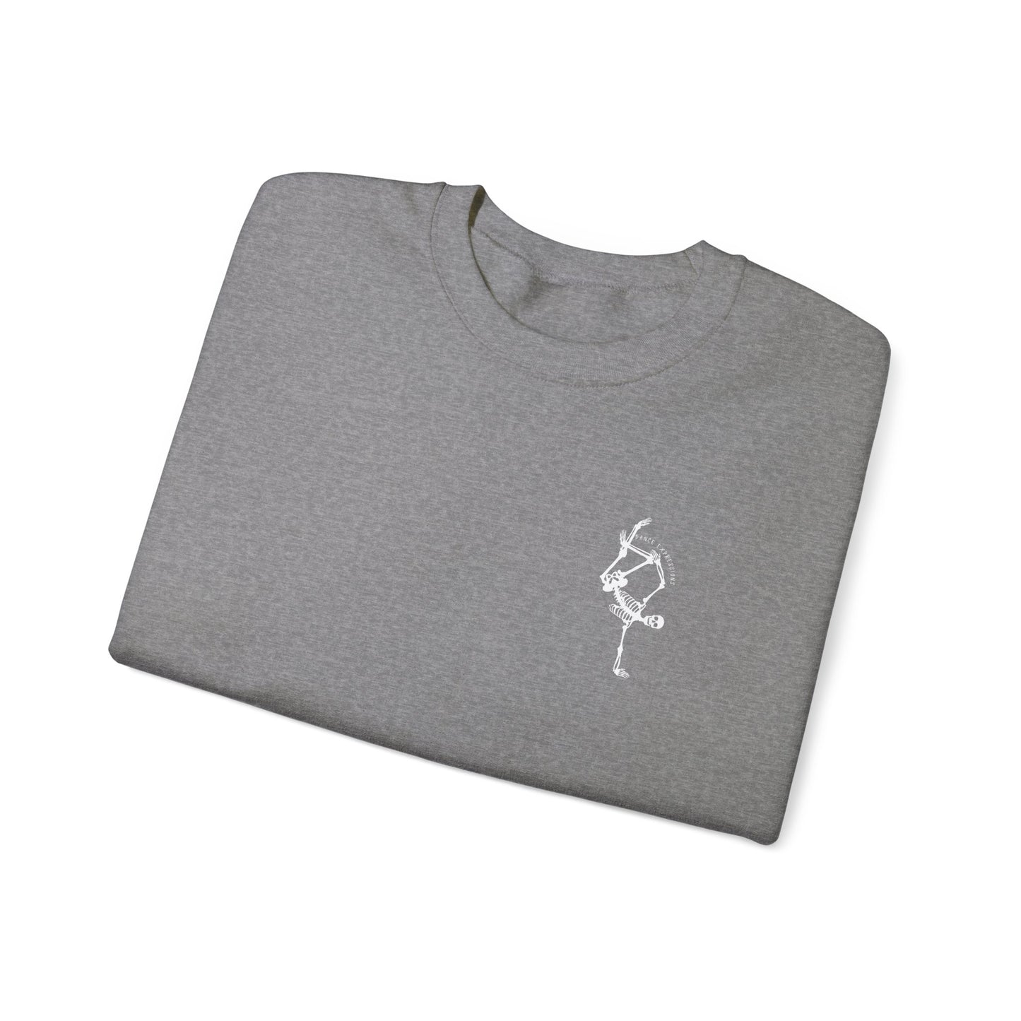 DE - Unisex Crewneck Sweatshirt - Front Logo, Back Design