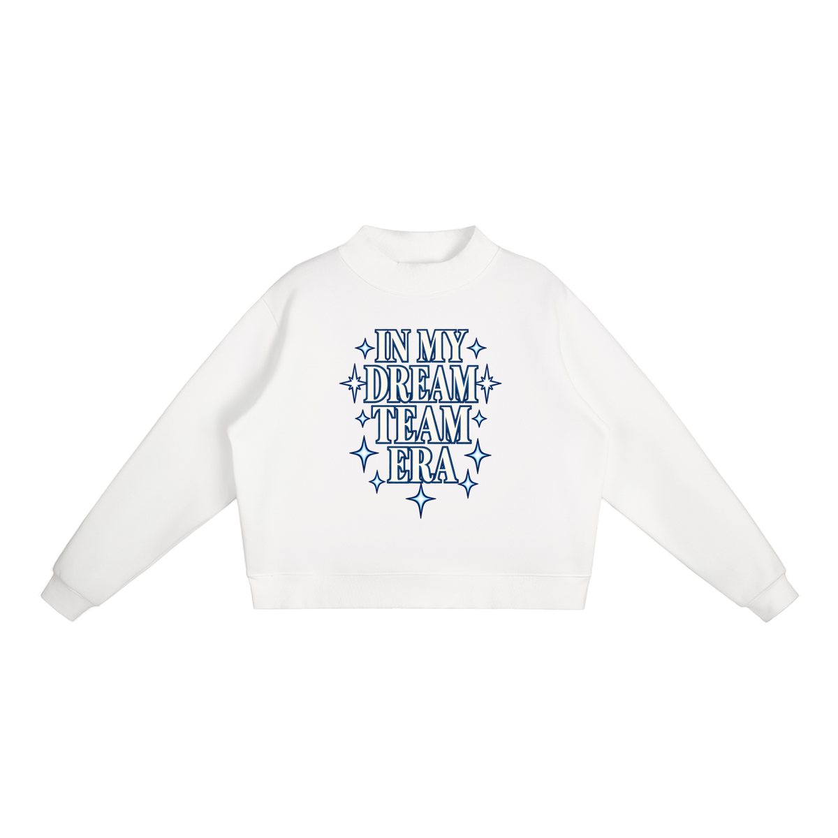 DT Winter - Unisex Fleece Mock-Neck Crew Sweatshirt