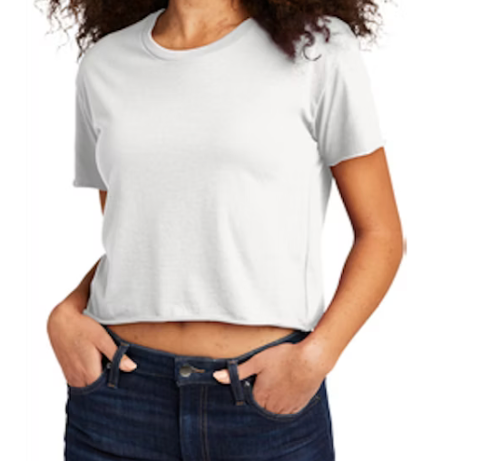 Adage Dance Center: Women's Crop Tee (Front Logo)