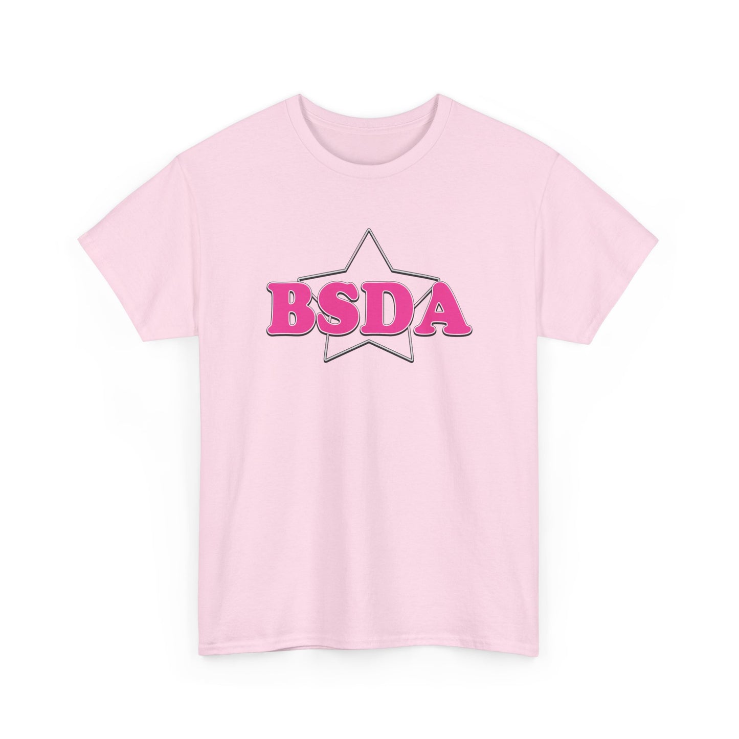 BSDA - Unisex Heavy Cotton Tee (Front Logo, Back Saying)