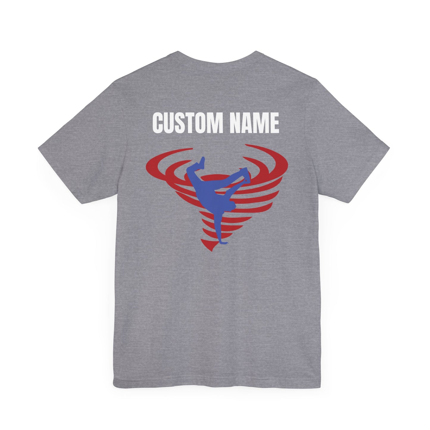 CUSTOM SSD - Unisex Jersey Short Sleeve Tee *READ BELOW* - (Front Logo, Back Male Design)