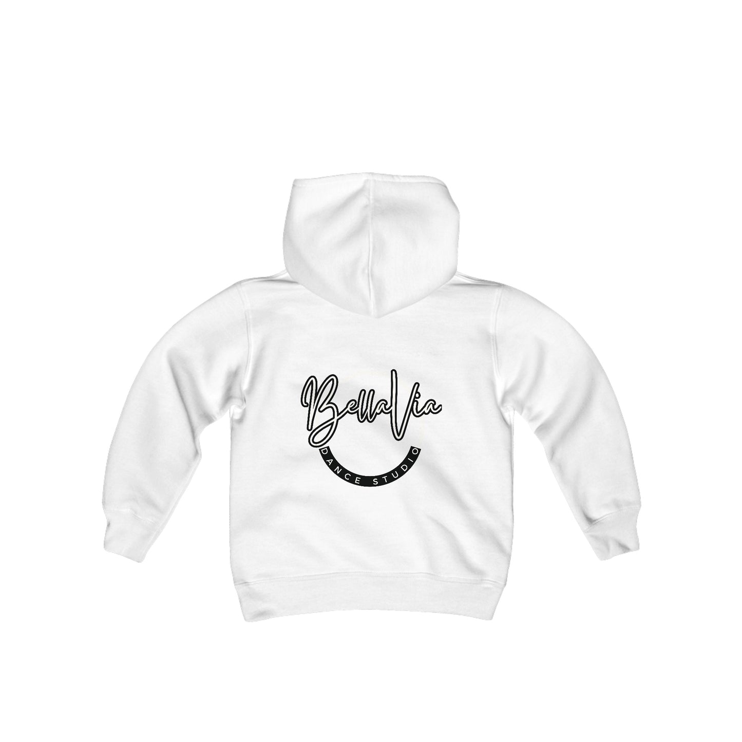 BellaVia - Youth Hooded Sweatshirt (Front Design)