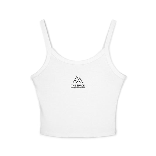 The Space - Women's Spaghetti Strap Tank Top (Front Logo, Back Quote)