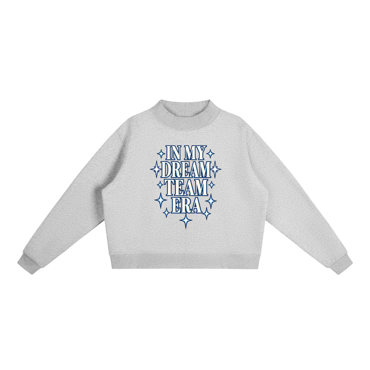 DT Winter - Unisex Fleece Mock-Neck Crew Sweatshirt
