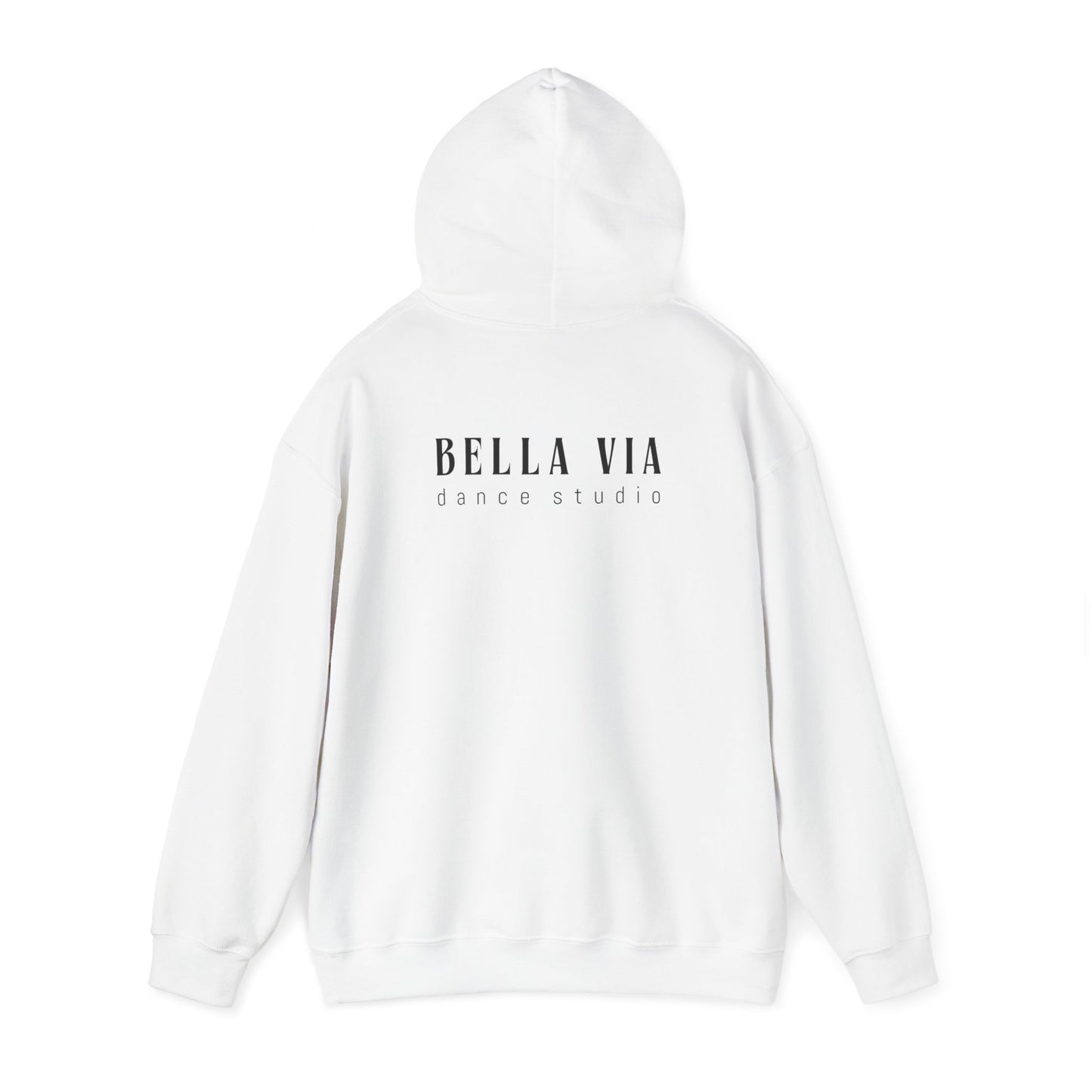 BellaVia - Unisex Hooded Sweatshirt - (Front Design, Back Design)