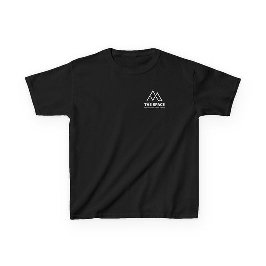 The Space - Youth Heavy Cotton Tee (Left Chest Logo, Back Quote)